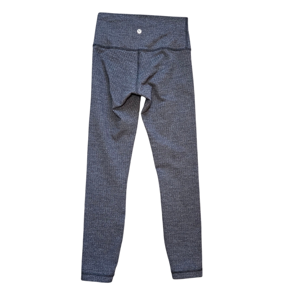 Lululemon Wunder Under Hi-Rise 7/8 Tight 25" - Variegated Knit Black - Picture 6 of 11